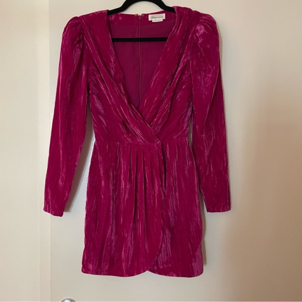 Lovers and Friends Cace‎ Mini Dress Magenta Pink XXS - Picture 4 of 7